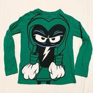 Looney Tunes Marvin The Martian Kids Long Sleeve Size Medium